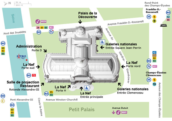 Plan Grand Palais